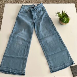 NWT capri wide leg jean!